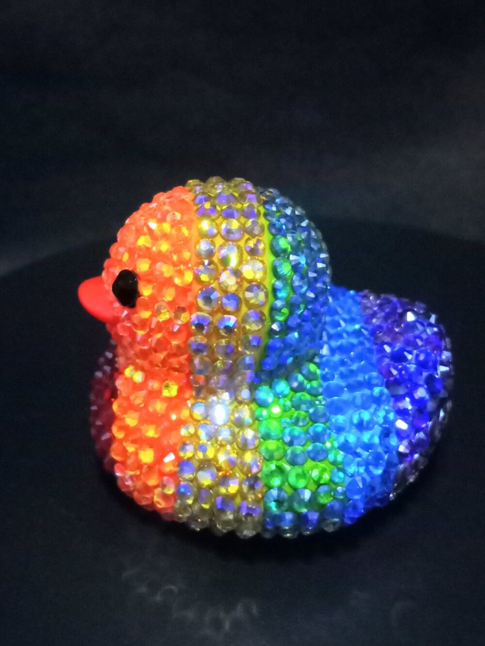 Rainbow Rubber Duck, Pride Duck, Colorful Jeep Duck, Unique Gift, Bling/Bedazzle